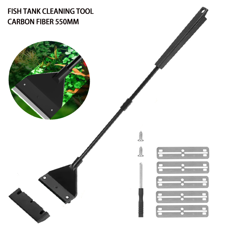 Algae Scraper Blade - Aquarium-Reinigungswerkzeug, Flacher Sand- und Algenentferner für