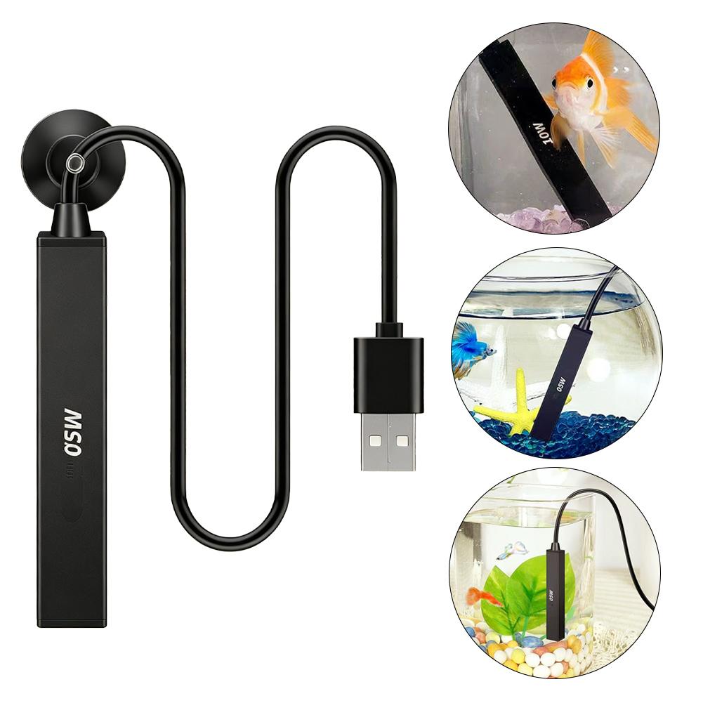 Aquarium Fish In Bowl - Mini-USB-Aquariumheizer 5V, automatischer Heizstab mit konstanter