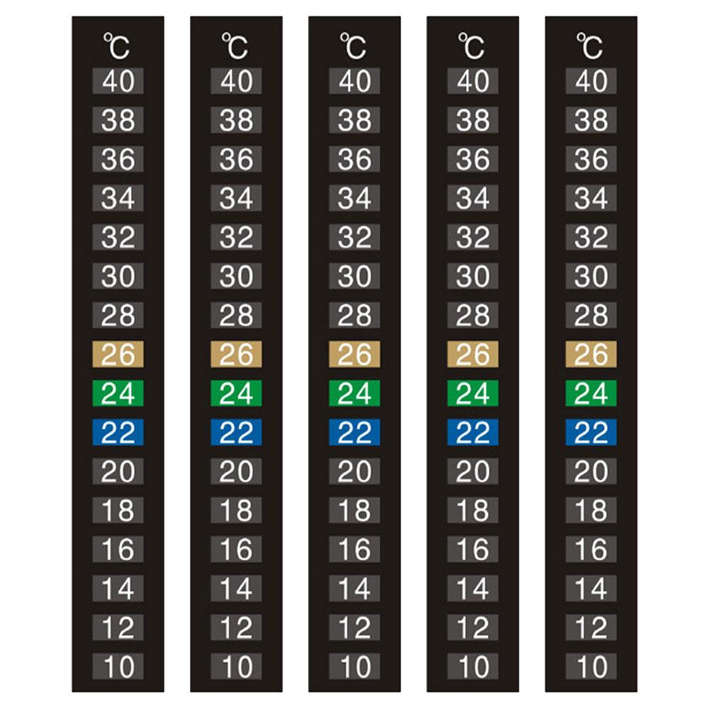 Aquarium Thermometer - Farbwechsel-Thermometer zum Aufkleben, Aquarium-Temperaturmessung, Temperaturwerkzeuge, Fischtemperatur,