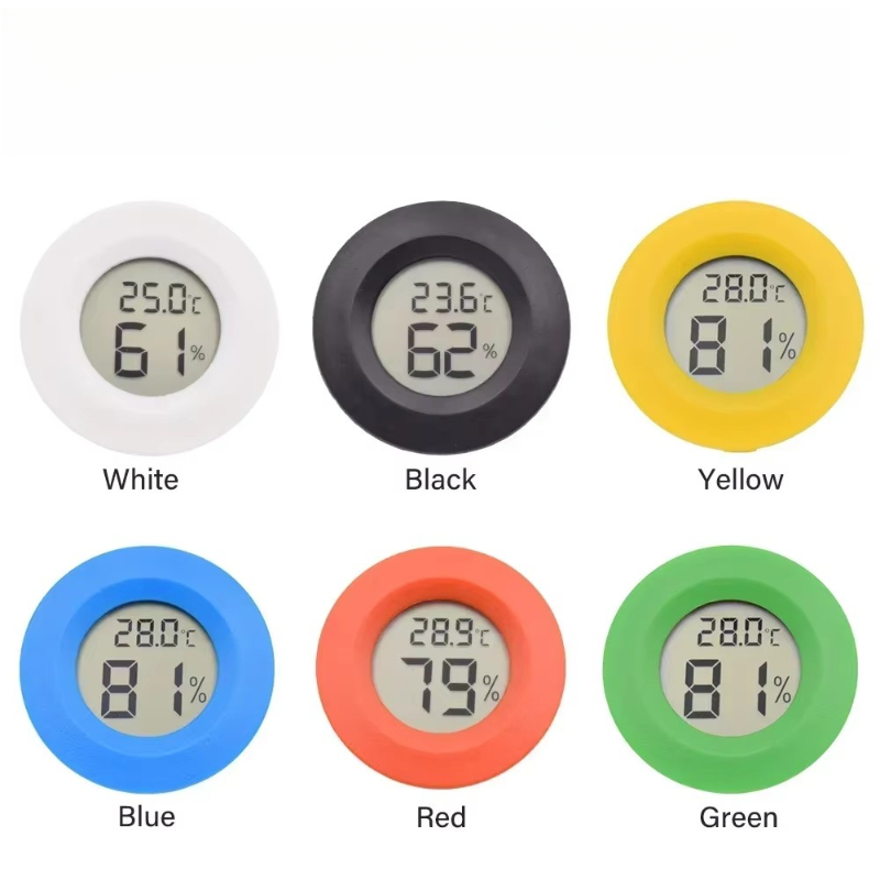 Aquarium Thermometer - Reptilien-Aquarium-Zubehör Temperatursensor Hochpräziser Digitaler Luftbefeuchter Thermometer