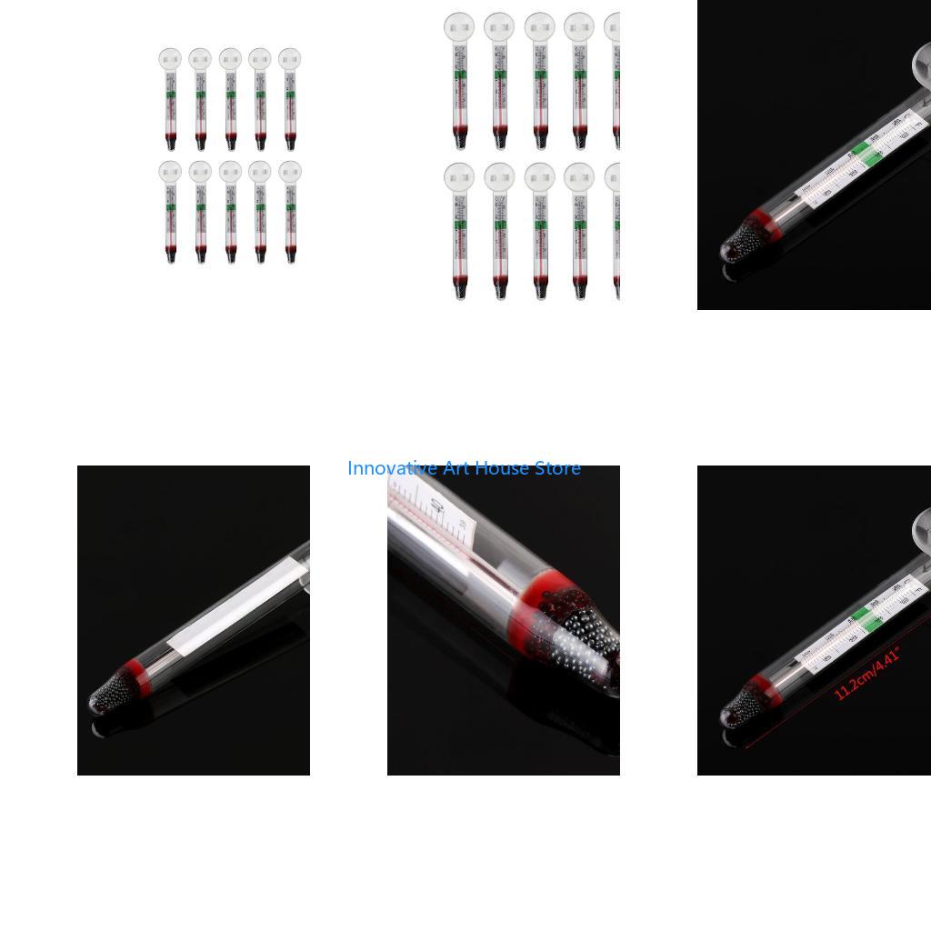 Aquarium Thermometer - E1PC 10 Packungen Aquarium-Thermometer, schwimmende Fische