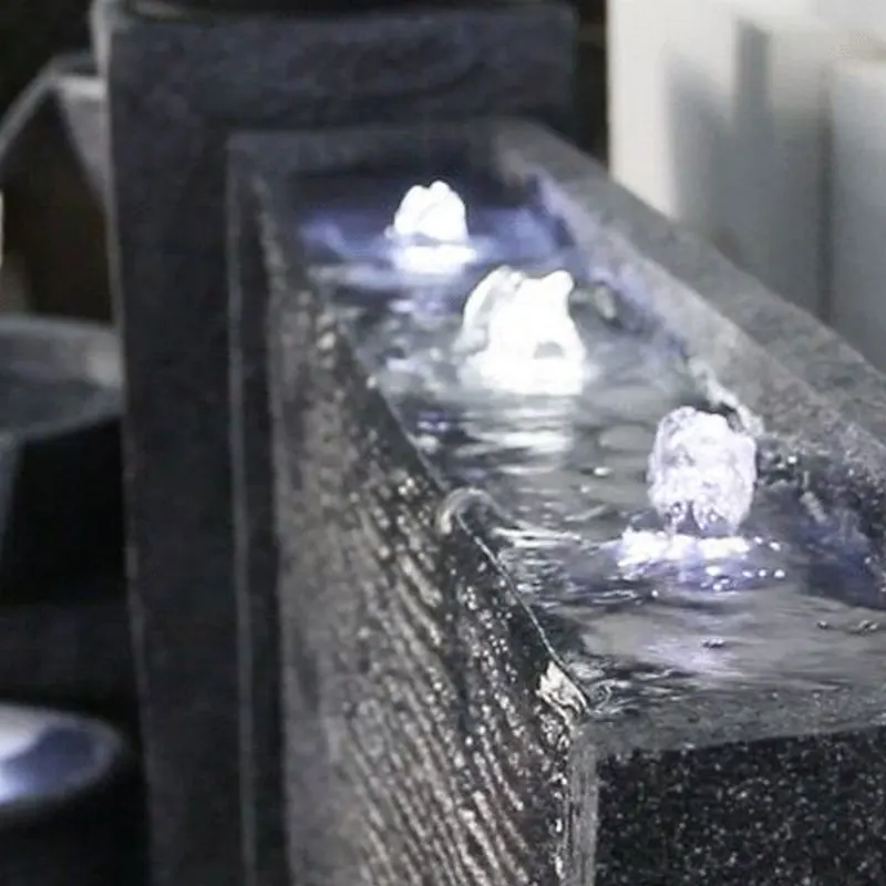 Aquarium Fish Colour - 6 LED Wasserdichte Unterwasser-Spotlights Aquariumlampe Wasserfall-Dekoration