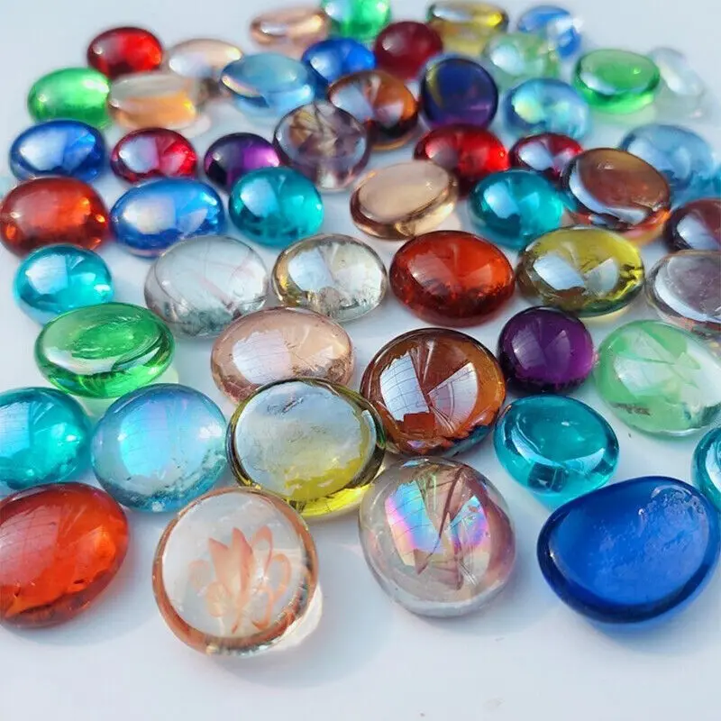 Aquarium Fish Colour - 100% natürliche runde klare Quarz kristall