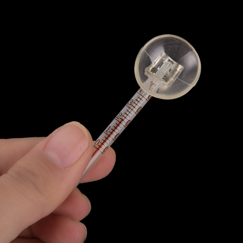 Aquarium Thermometer - Glas-Thermometer für Aquarien mit Saugnapf zur