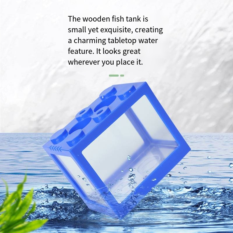 Neuartiges Blockförmiges Mini- – Aquarium Fish In Bowl Bewertung und Preis