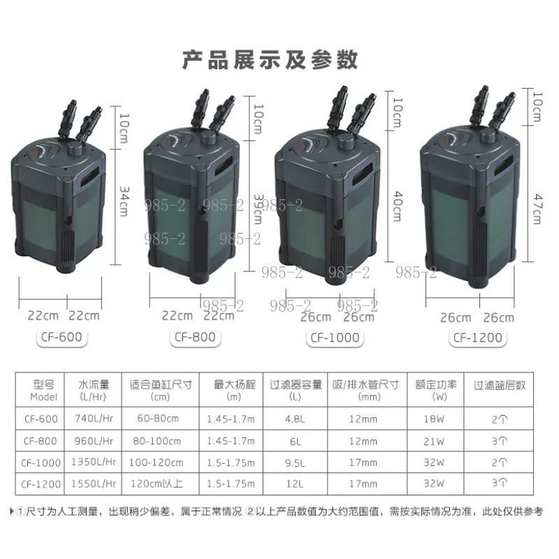 Ultra-Leiser Aquarium-Außenfil – Fish Tank Filter Bewertung und Preis
