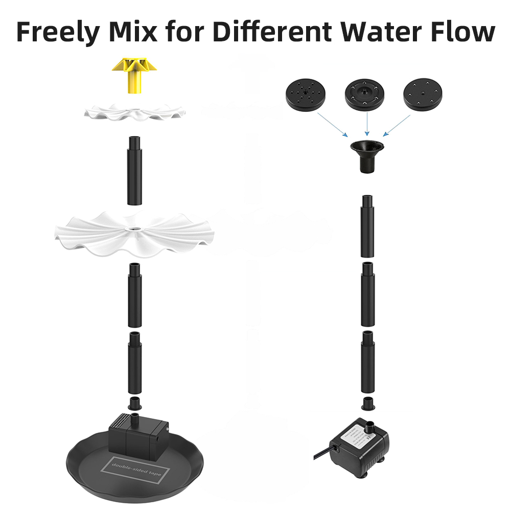 Solar brunnen pumpe für Vogel  – Aquarium Fish Lamp Bewertung und Preis