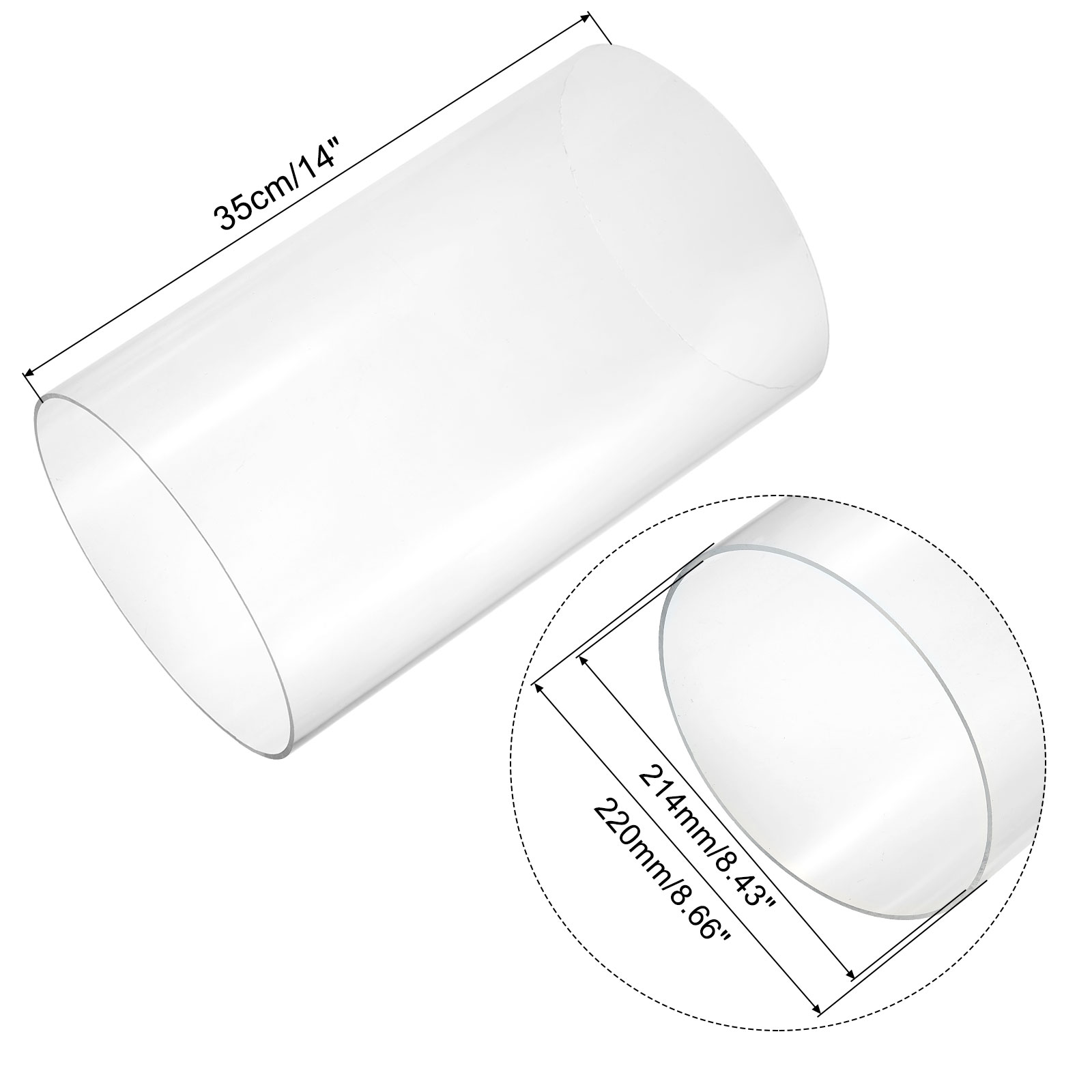 350 mm transparentes Acryl-Aqu – Aquarium Fish Lamp Bewertung und Preis