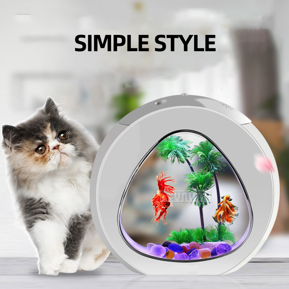 4L/6L/13L Kreatives Desktop-Aq – Aquarium Fish In Bowl Bewertung und Preis