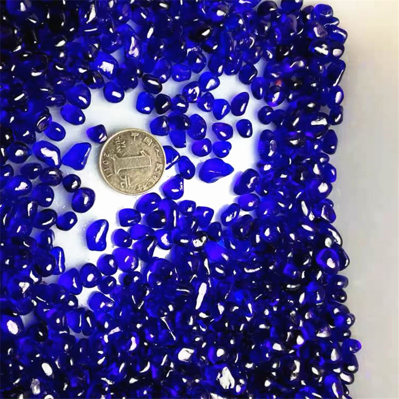 1000g blauer Glasgrus, farbige – Aquarium Fish Colour Bewertung und Preis