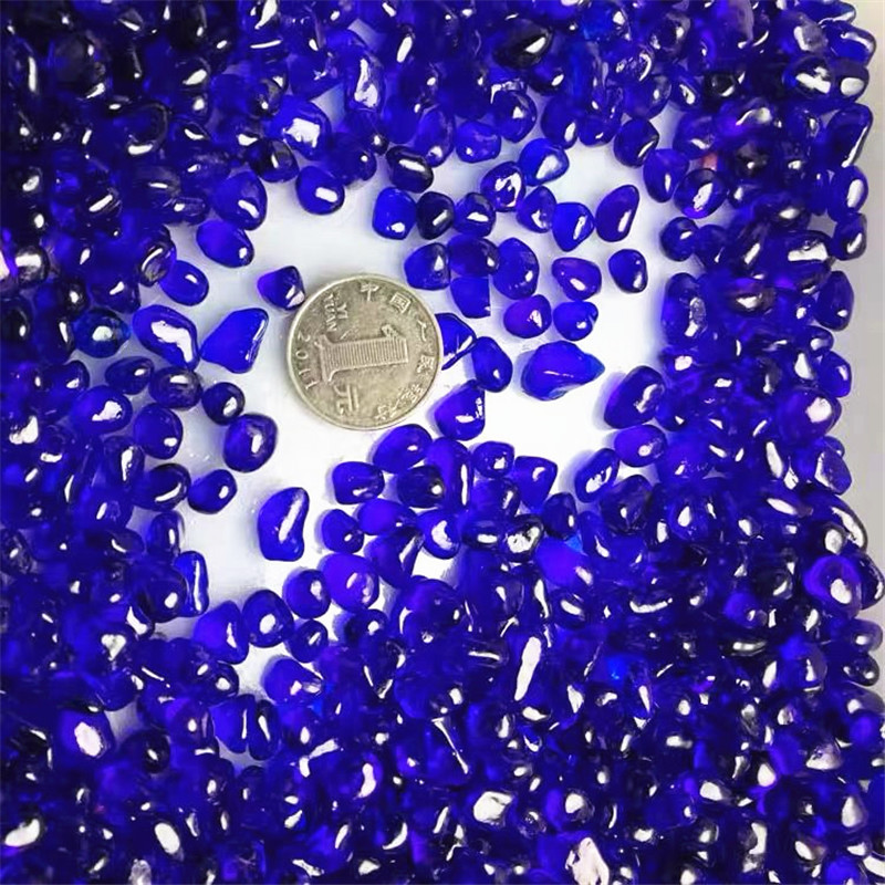 1000g blauer Glasgrus, farbige – Aquarium Fish Colour Bewertung und Preis