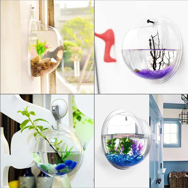 Transparent acryl hängen wand  – Aquarium Fish In Bowl Bewertung und Preis