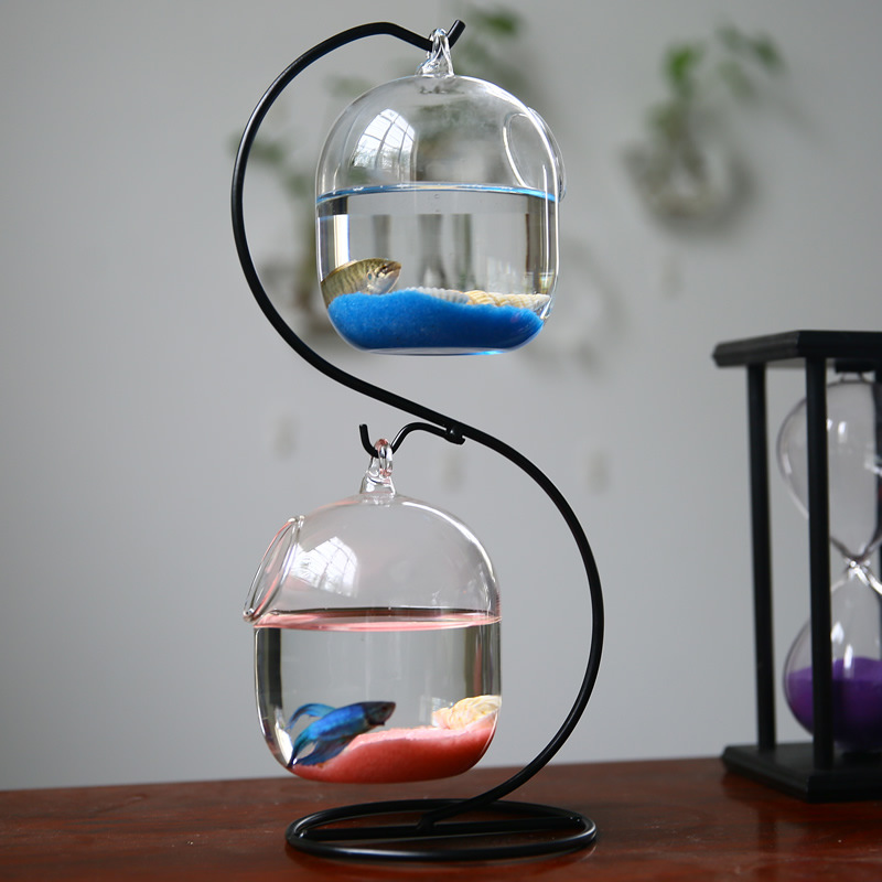 Kreative Doppel-deck Ausgesetz – Aquarium Fish In Bowl Bewertung und Preis