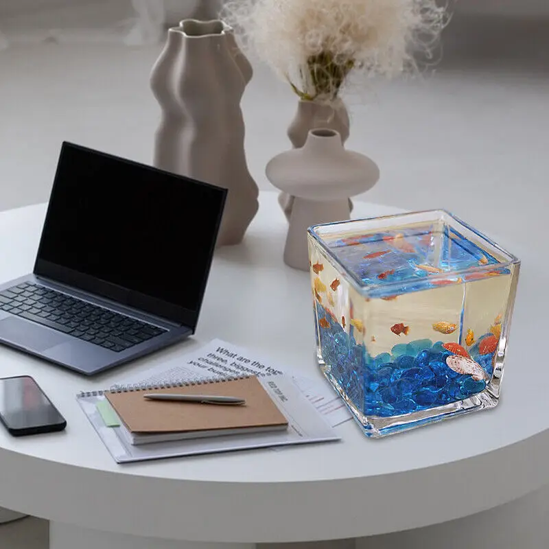 100% natürliche runde klare Qu – Aquarium Fish Colour Bewertung und Preis