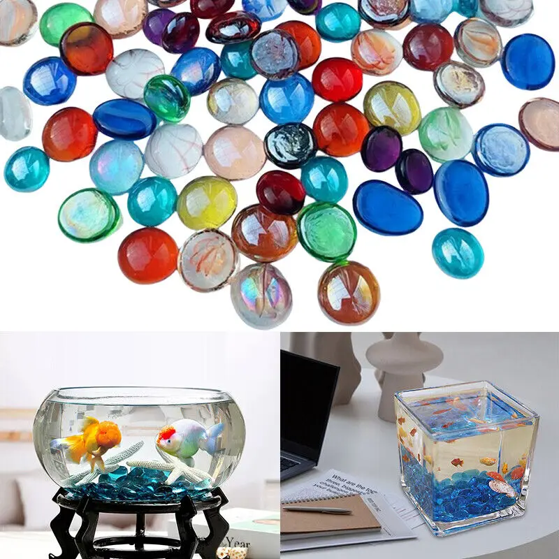 100% natürliche runde klare Qu – Aquarium Fish Colour Bewertung und Preis
