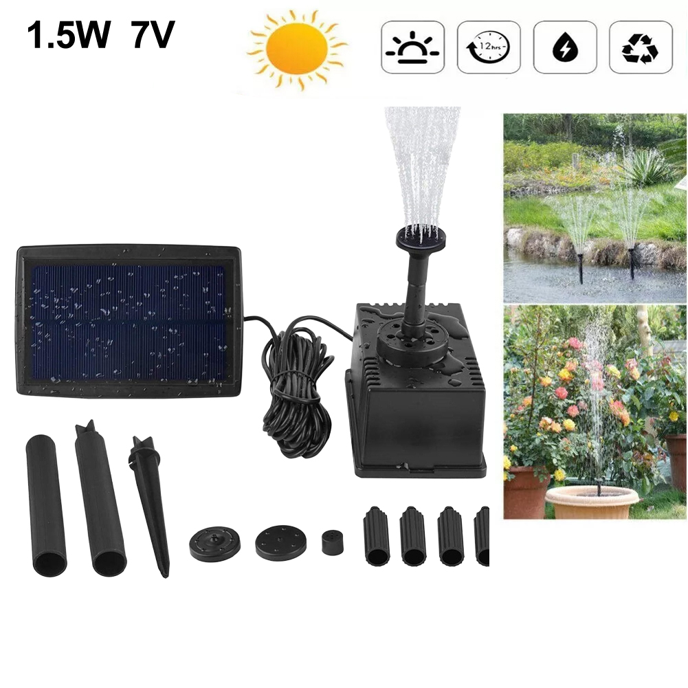 1,5 W 7 V Solar Brunnen Pumpe  – Fish Tank Filter Bewertung und Preis